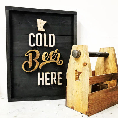 MN Beer Tote with Opener